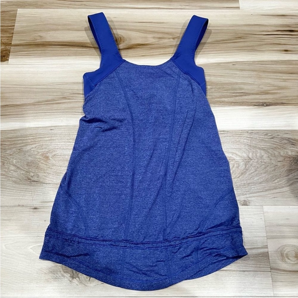 Lululemon Run Times Blue Tank Top. Size 4. EUC!